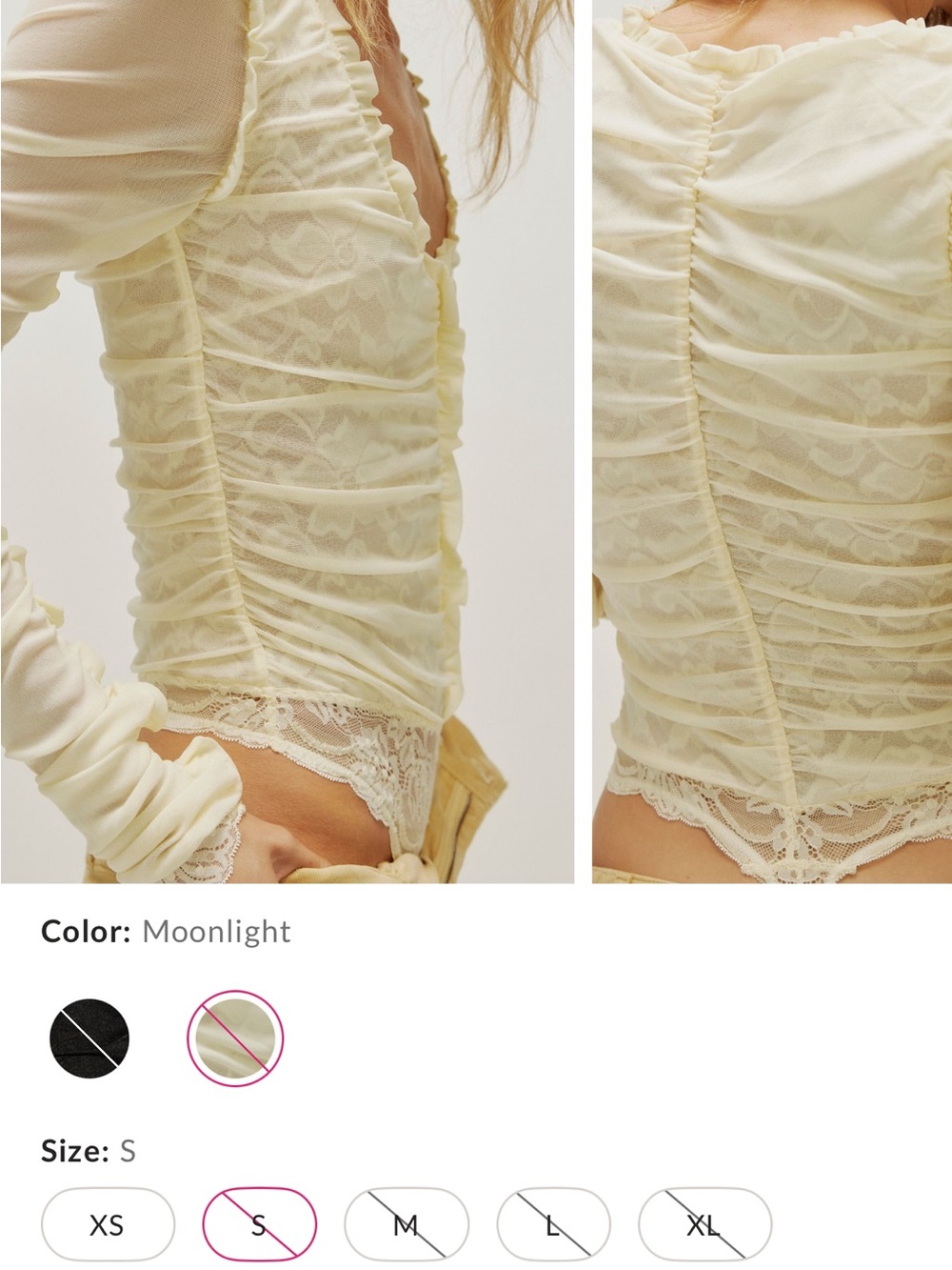 Free People Worn to be Wild bodysuit